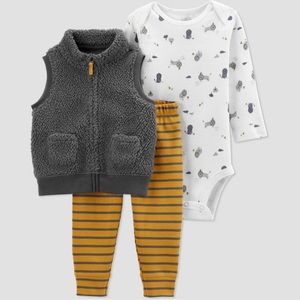 Baby Boys' Lion Vest Top & Bottom Set - Just One You®